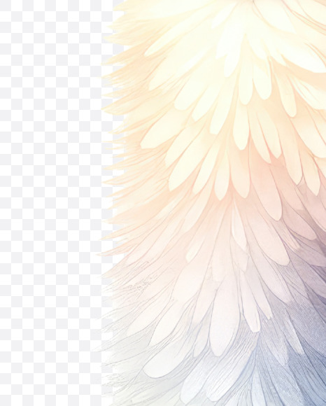 Letter N from Easter Watercolor Alphabet Bunny Ears on Yellow Images Creative Fonts - S84307