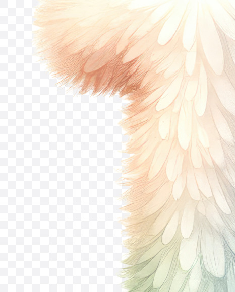 Letter I from Easter Watercolor Alphabet Bunny Ears on Yellow Images Creative Fonts - S84311