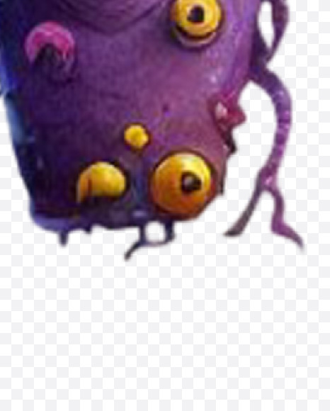 Letter W from Monster Watercolor alphabet on Yellow Images Creative Fonts - S84369