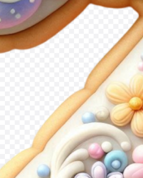 7 from Easter Alphabet Letters on Yellow Images Creative Fonts - S84384