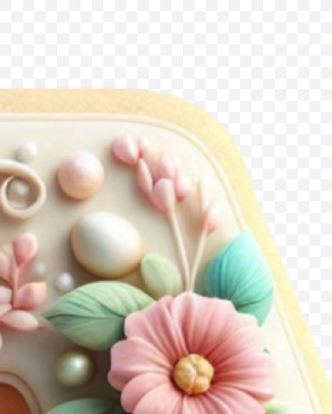 Letter A from Easter Alphabet Letters on Yellow Images Creative Fonts - S84396