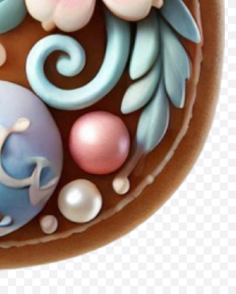 Letter S from Easter Alphabet Letters on Yellow Images Creative Fonts - S84412