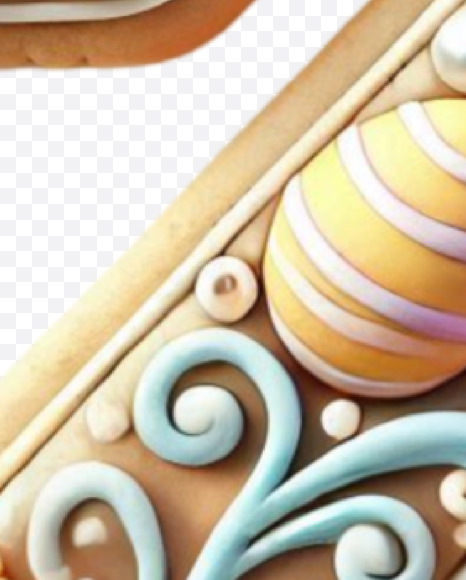 Letter Z from Easter Alphabet Letters on Yellow Images Creative Fonts - S84419