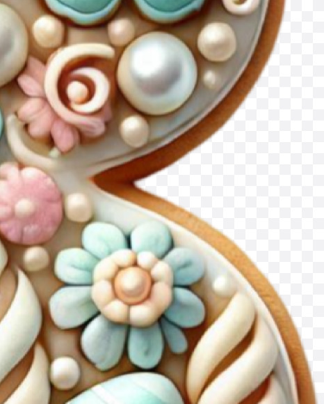 8 from Easter Alphabet Letters on Yellow Images Creative Fonts - S84391