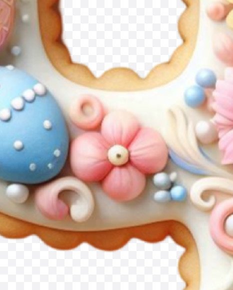 9 from Easter Alphabet Letters on Yellow Images Creative Fonts - S84385