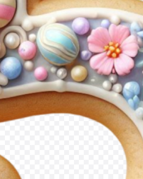 5 from Easter Alphabet Letters on Yellow Images Creative Fonts - S84390