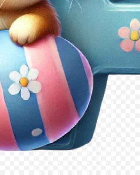 Letter A from Easter Watercolor Letters on Yellow Images Creative Fonts - S84442