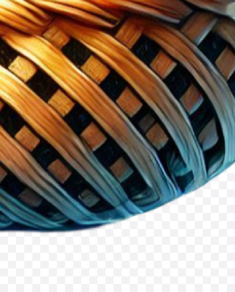 Letter U from Easter Watercolor Letters on Yellow Images Creative Fonts - S84424