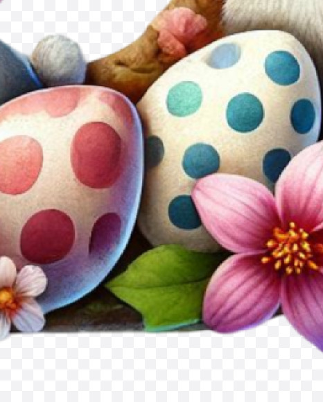 Letter D from Easter Watercolor Letters on Yellow Images Creative Fonts - S84445