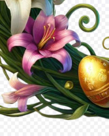 Letter G from Easter Watercolor Letters on Yellow Images Creative Fonts - S84429