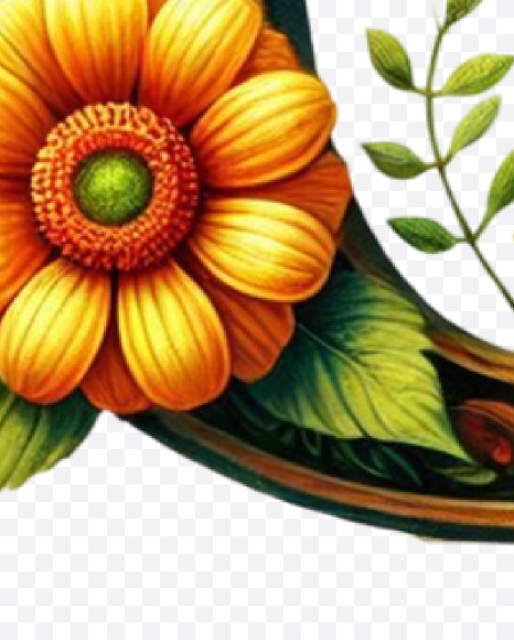 1bb9a87 from Spring Alphabet Letters on Yellow Images Creative Fonts - S84457