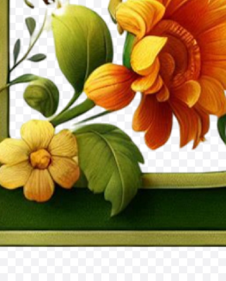 Letter L from Spring Alphabet Letters on Yellow Images Creative Fonts - S84466