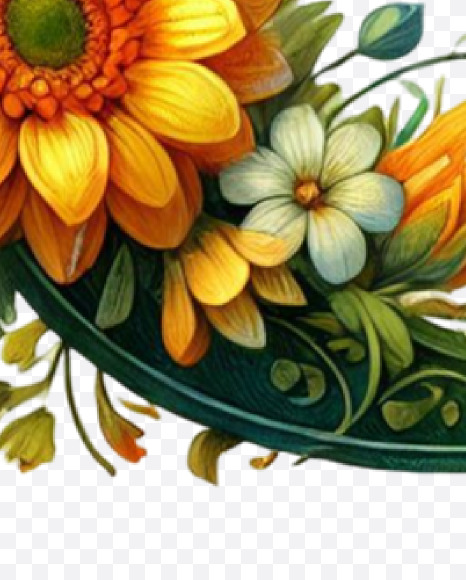 Letter G from Spring Alphabet Letters on Yellow Images Creative Fonts - S84482