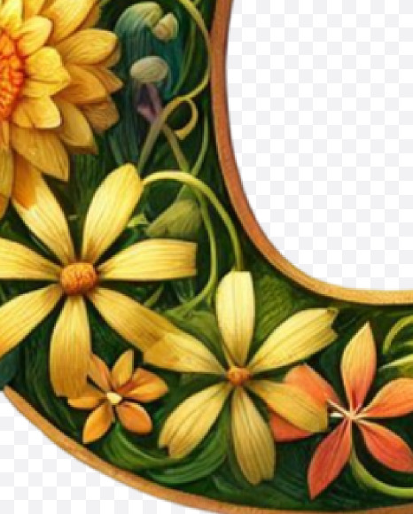 9 from Spring Alphabet Letters on Yellow Images Creative Fonts - S84451