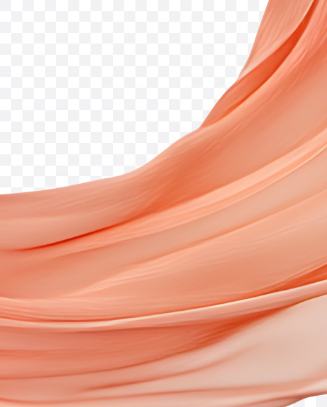 Letter p from Peach Silk on Yellow Images Creative Fonts - S84696