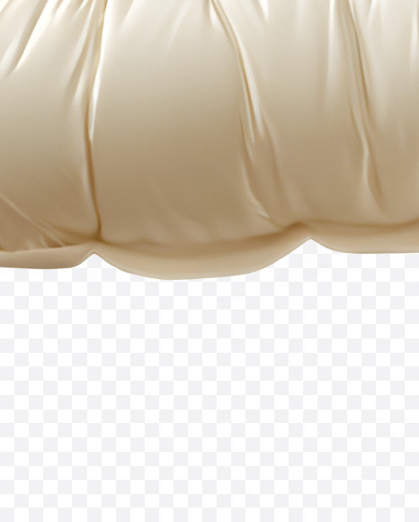 4 from Beige Puffer Jacket Font on Yellow Images Creative Fonts - S84712