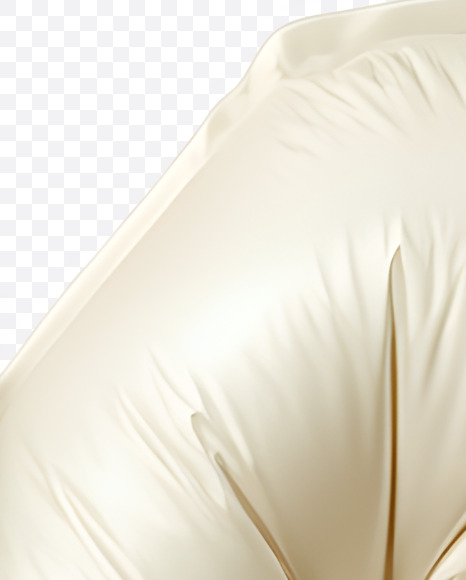 Letter m from Beige Puffer Jacket Font on Yellow Images Creative Fonts - S84730