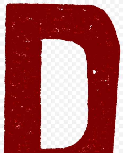 Letter B from Authentic Letterpress – American Gothic on Yellow Images Creative Fonts - S84906