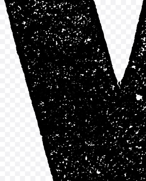 Letter W from Authentic Letterpress – Florentine on Yellow Images Creative Fonts - S85010