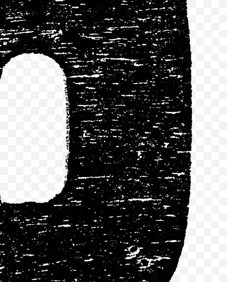 Letter P from Authentic Letterpress – French Egyptian on Yellow Images Creative Fonts - S85087