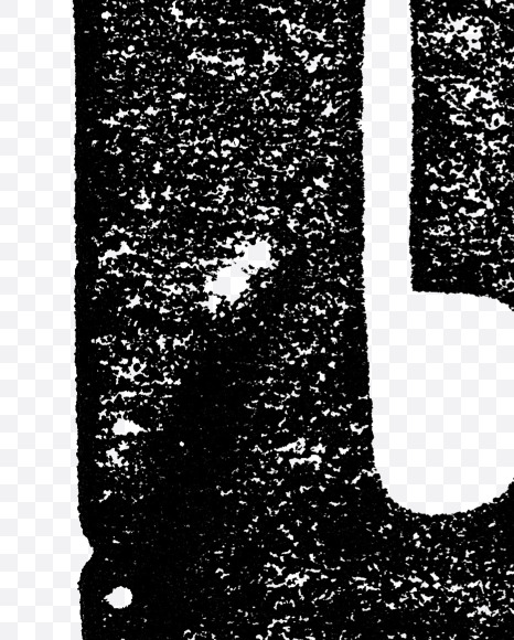 Letter G from Authentic Letterpress – French Egyptian on Yellow Images Creative Fonts - S85078