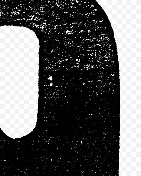 Letter B from Authentic Letterpress – French Egyptian on Yellow Images Creative Fonts - S85073