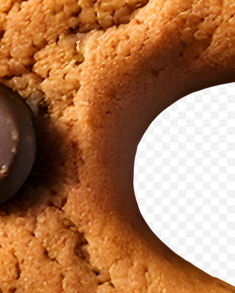 Letter s from Cookies Font on Yellow Images Creative Fonts - S85353