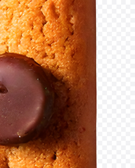 Letter u from Cookies Font on Yellow Images Creative Fonts - S85355
