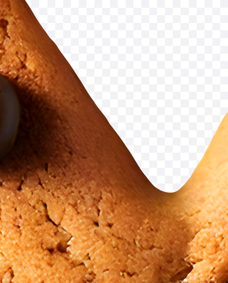 Letter x from Cookies Font on Yellow Images Creative Fonts - S85358