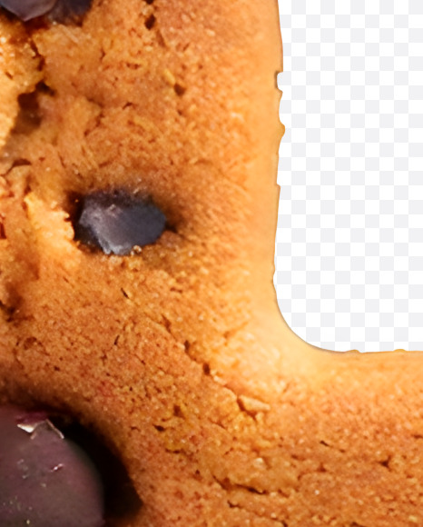 Letter e from Cookies Font on Yellow Images Creative Fonts - S85339