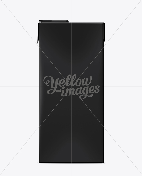 1L Juice Carton Box Mock-up