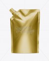 Doy-Pack With Side Cap Spout Gold