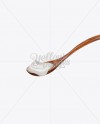 Wooden Spoon With Sour Cream