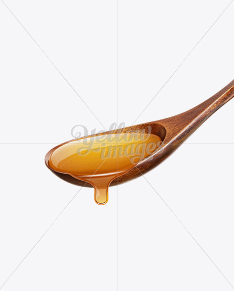 Wooden Spoon With Honey