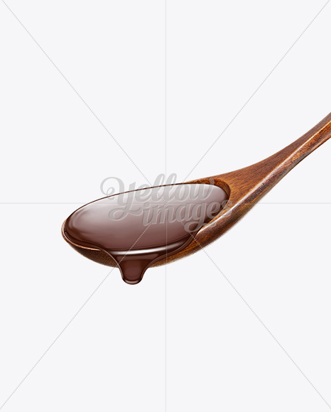 Wooden Spoon With Chocolate
