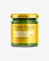 Glass Pesto Jar Mockup