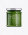 Glass Pesto Jar Mockup Glass Pesto Jar Mockup