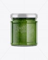 Glass Pesto Jar Mockup