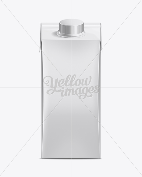 200ml Milk Carton Package Mockup - Free Download Images High Quality