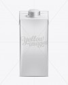 200ml Milk Carton Package Mockup