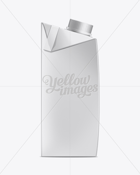 200ml Milk Carton Package Mockup