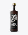 500ml Frosted Amber Glass Bottle Mockup 500ml Frosted Amber Glass Bottle Mockup