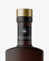 500ml Frosted Amber Glass Bottle Mockup 500ml Frosted Amber Glass Bottle Mockup