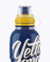 Glossy PET Bottle With Sport Cap Mockup