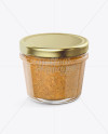 Glass Jar with Pate Mockup - Halfside View