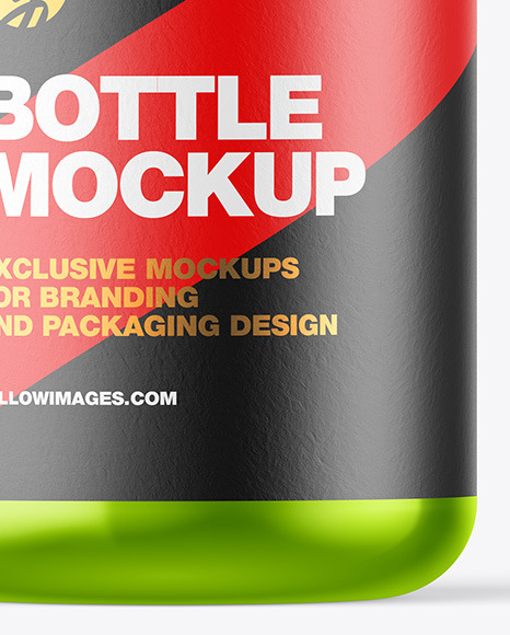 Metallic Bottle Mockup