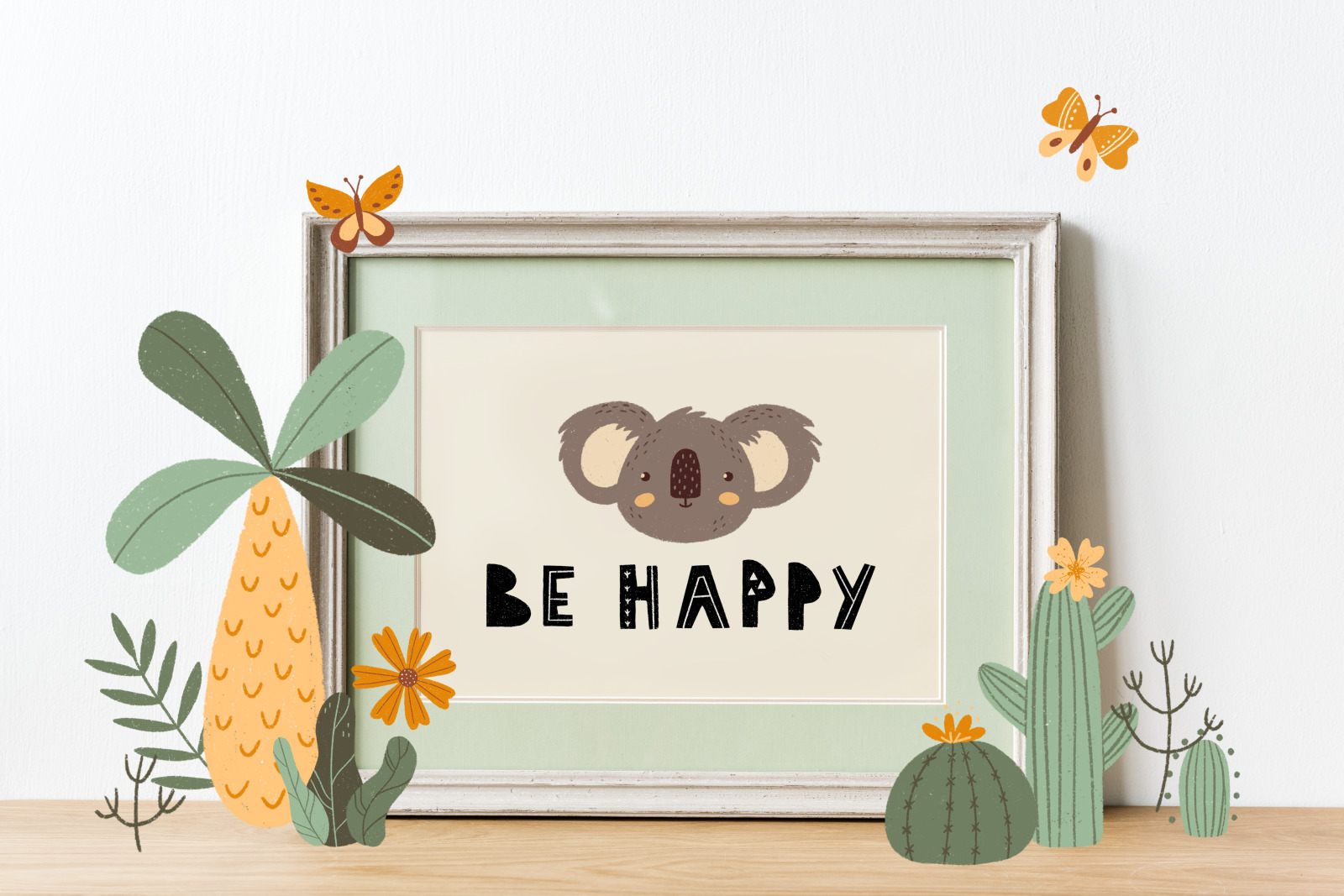 Jungle & Safari Portrait Animals Set Jungle & Safari Portrait Animals Set