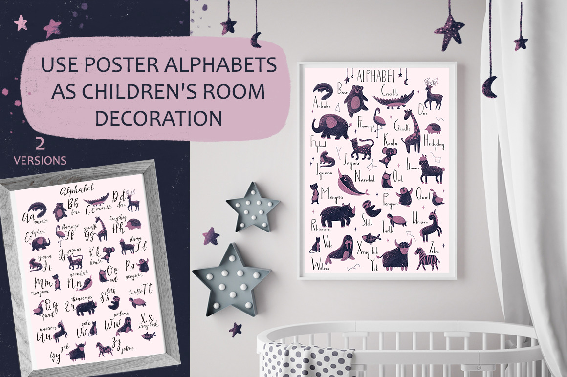Space Animals • Alphabet Clipart Space Animals • Alphabet Clipart