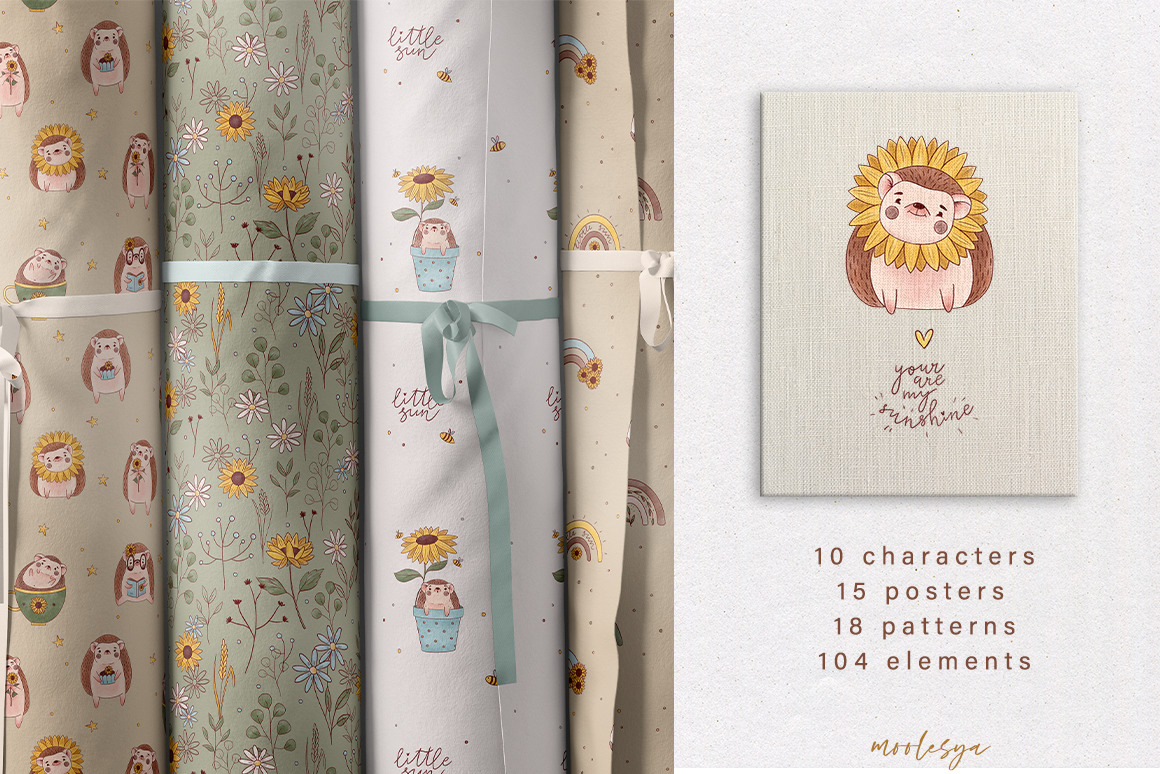Sunflower Hedgehog • Kids-collection Sunflower Hedgehog • Kids-collection