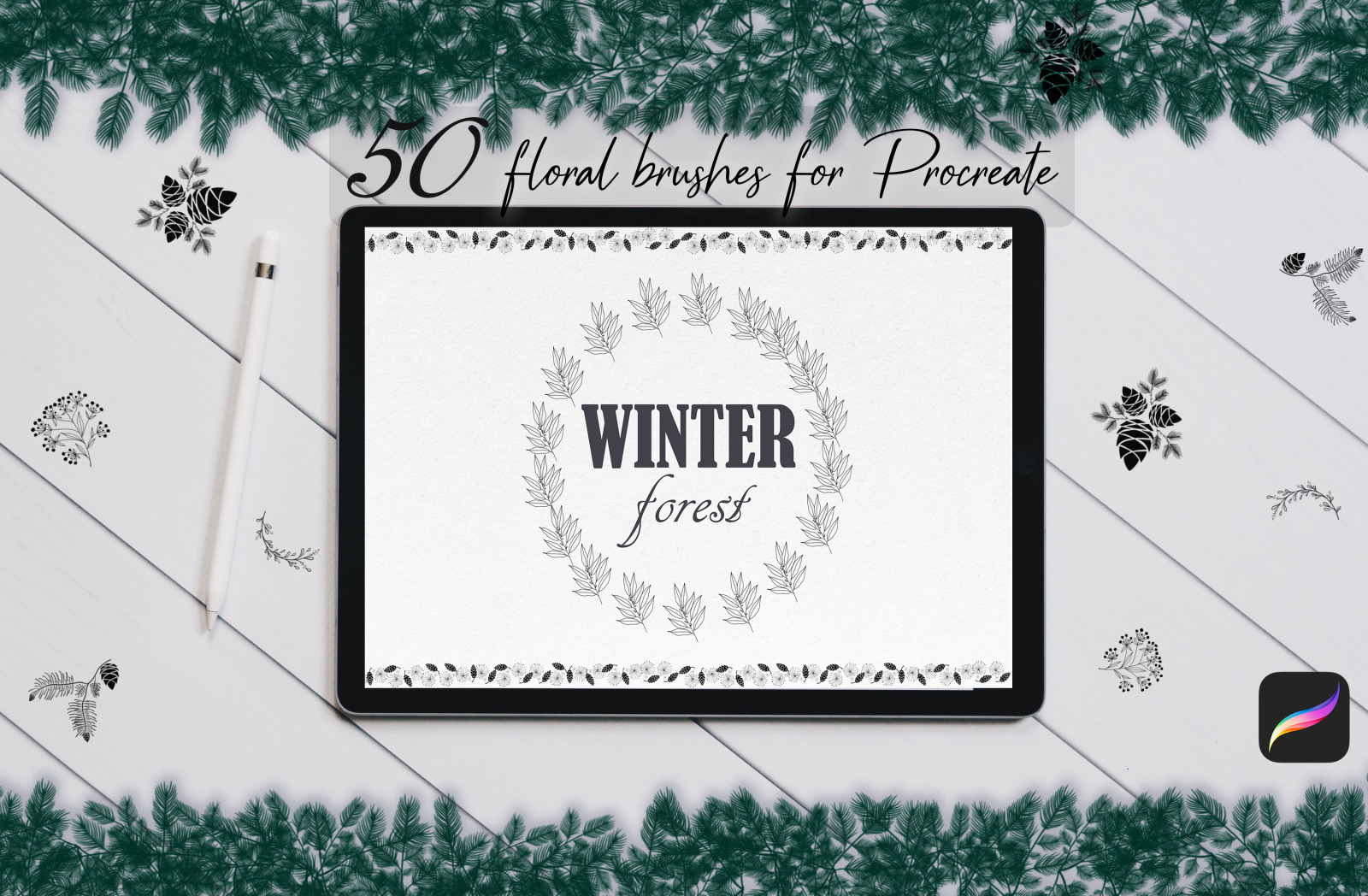 Wreath Creator for Procreate Wreath Creator for Procreate